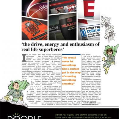 doodle creative cork news advert