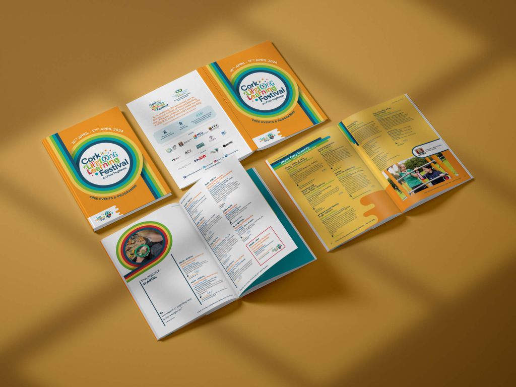 Cork Lifelong Learning Festival Brochure / Programme Design