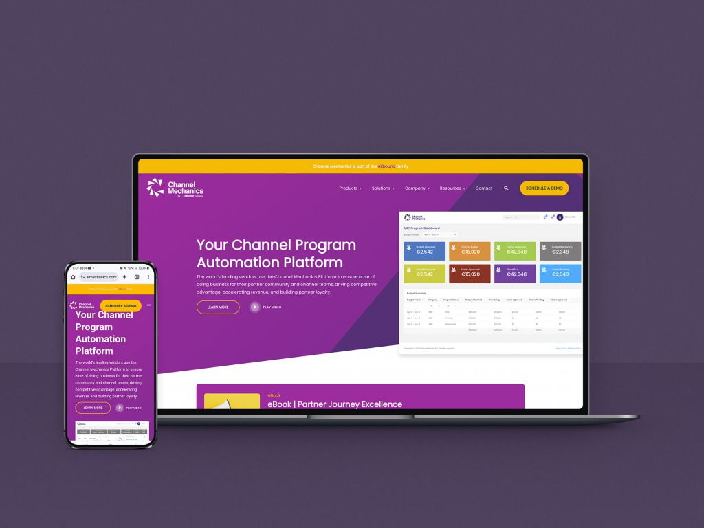 channel mechanics website design