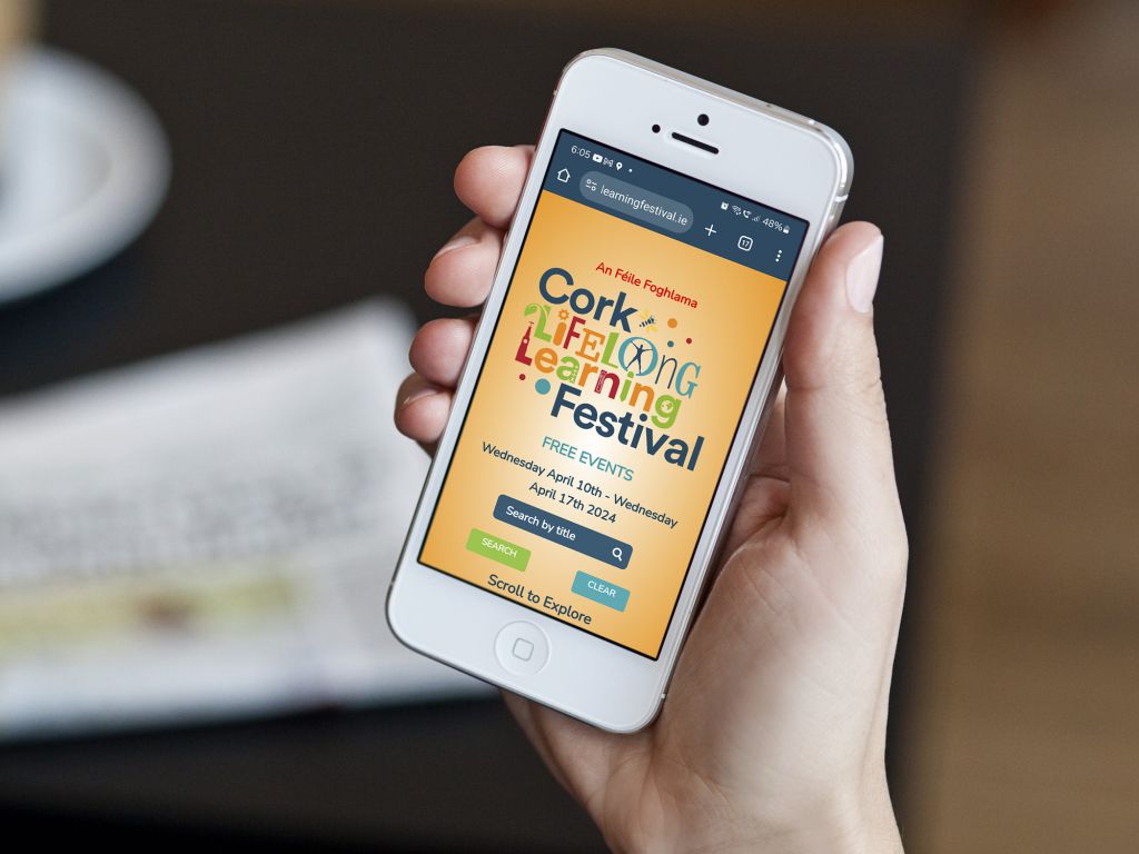 cork lifelong learning festival website design